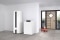 The picture shows a Vitocal 200-G as a typical example of a geothermal heat pump in a new building