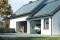 The picture shows Viessmann Vitovolt PV modules installed on a house roof.