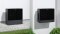 Vitocal 250-SH outdoor units with design floor bracket and design wall mounting bracket
