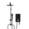 Vitowell easy Rainshower Premium Set (Matt Black)