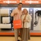 Image of participants with their goodie bags at the EcoCharm Hot Yoga event.