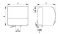 The image shows the Vitowell comfort Deluxe cube dimension sketch.