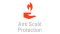 The image shows an icon for the Anti scald protection of the Vitowell easy Premium instant water heaters.